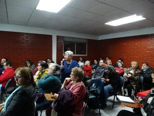 Encuentro comunitario correspondiente al sector Sur.